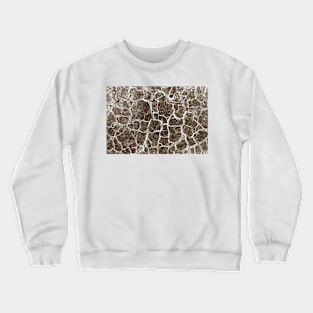 Cracked texture Crewneck Sweatshirt